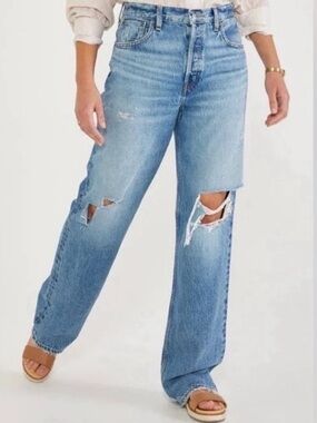 Etica Altin Ripped Slouchy Boyfriend Jeans